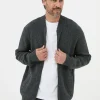 Charcoal Grey Knitted Bomber Cardigans