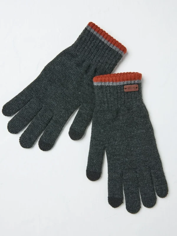 Charcoal Grey Lewis Touchscreen Gloves