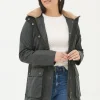 Cheshire Washed Black Longline Coat