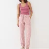 Cora Pink Floral 100% Cotton Pyjama Bottoms