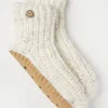 Cream Nep Slipper Socks