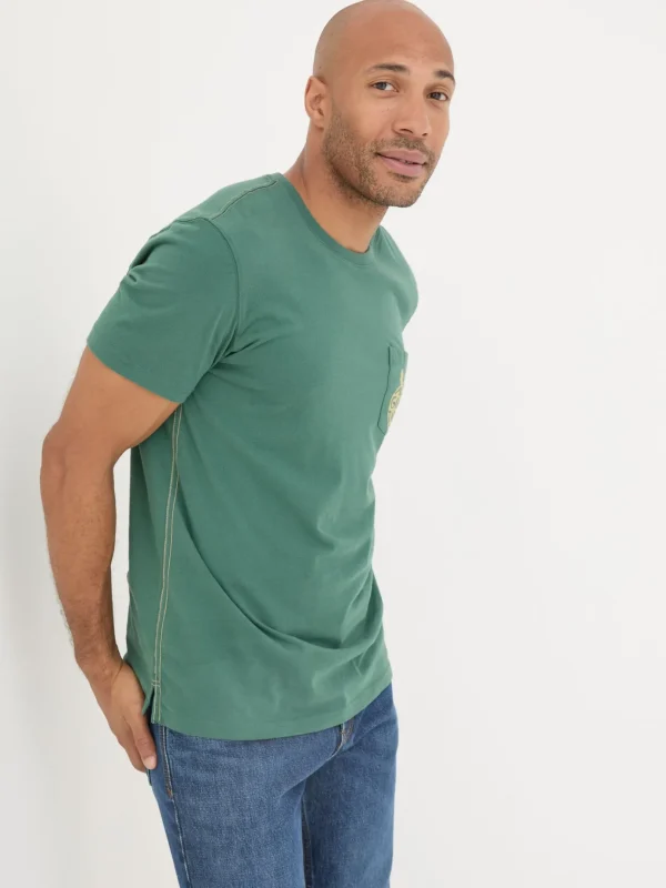 Dark Green All Good In The Pud 100% Cotton T-Shirt