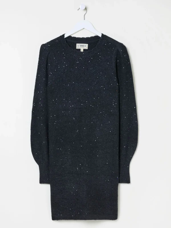 Dark Navy Eden Knit Dress