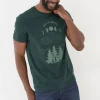 Dark Teal 100% Cotton Discover Darkness Out Of Office T-Shirt