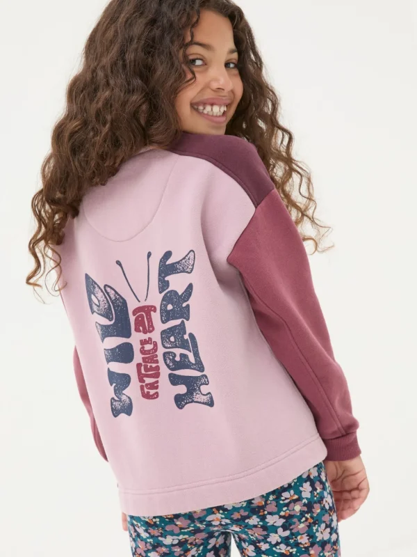 Dusky Purple Butterfly Sweatshirt