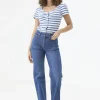 Elise Indigo Blue Wide Leg Jeans