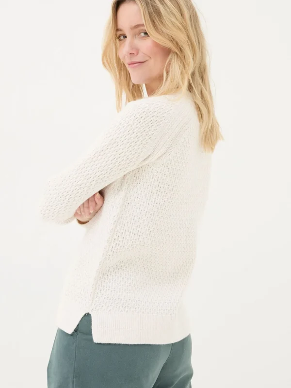 Ella Ivory Textured Jumper