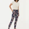 Ellie Navy Patchwork Pyjama Bottoms