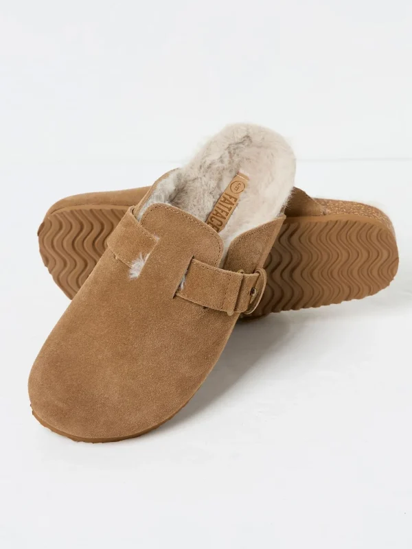 Elsie Tan Brown Elsie Outdoor Slippers