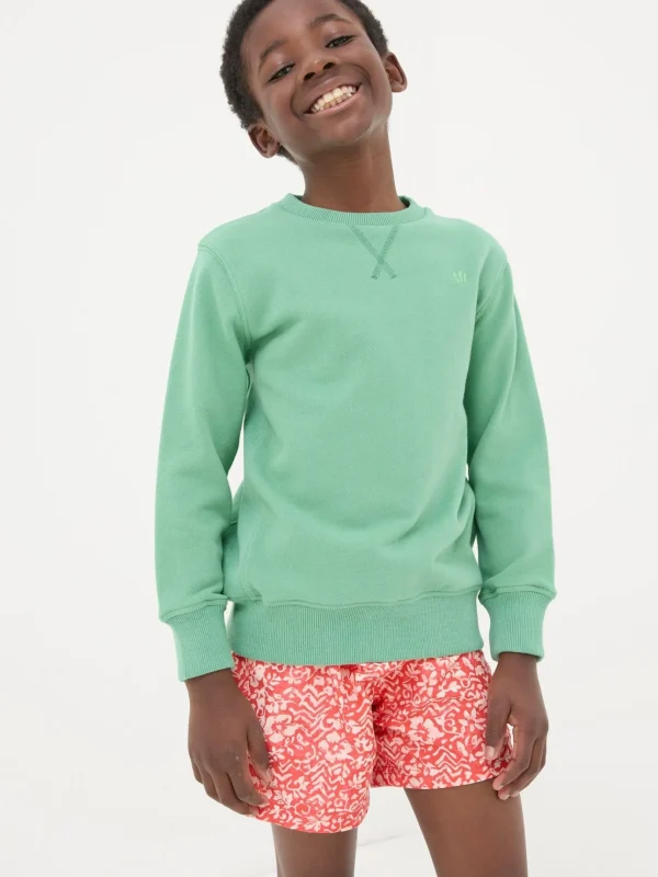 Enborne Green Crew Sweatshirt