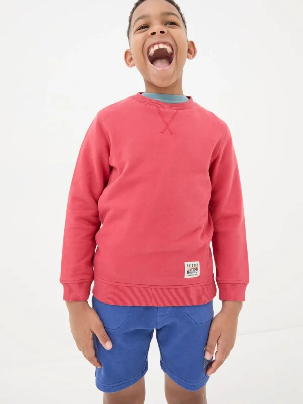 Enborne Red Crew Sweatshirt