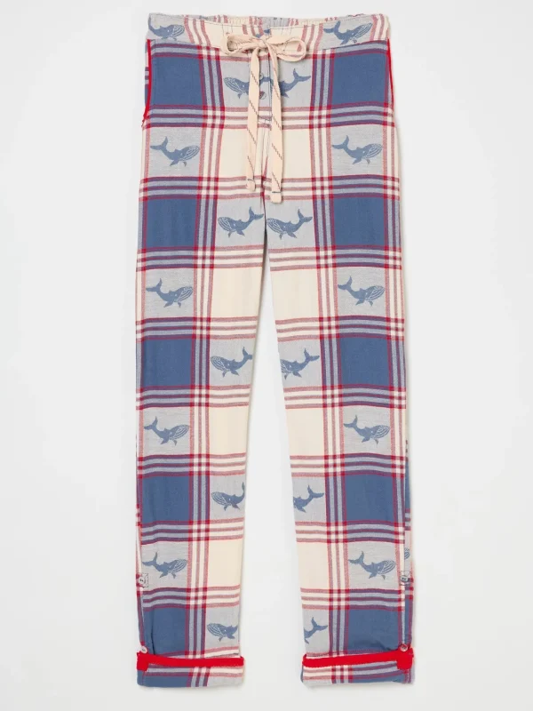 Eva Blue Whale Jacquard Pyjama Bottoms