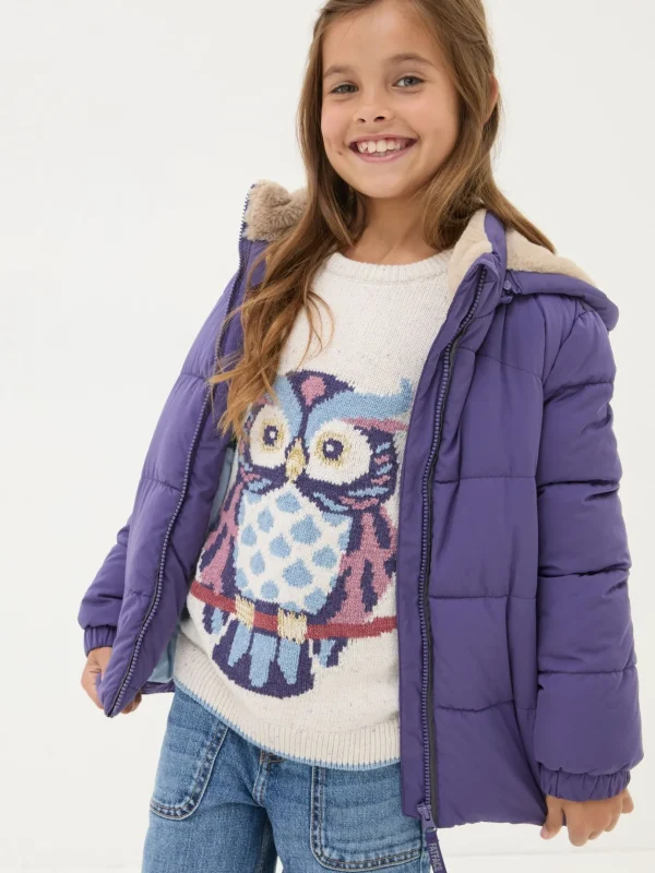 Everly Purple Padded Jacket