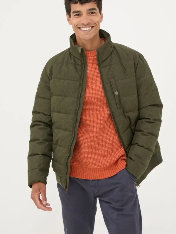 Exmouth Khaki Green Quilted Jacket