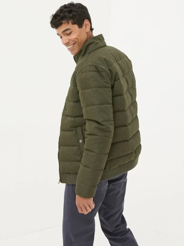 Exmouth Khaki Green Quilted Jacket