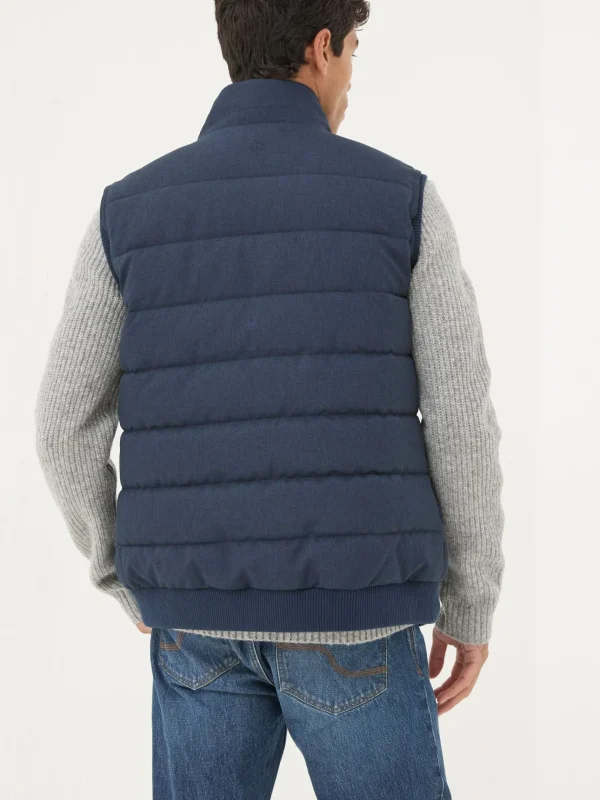 Exmouth Navy Blue Quilted Gilet