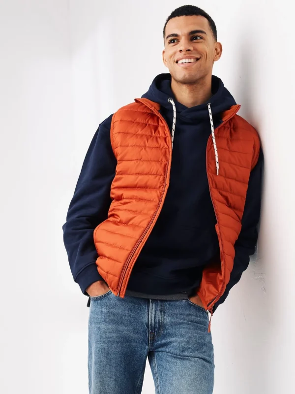 Falmouth Orange Puffer Gilet