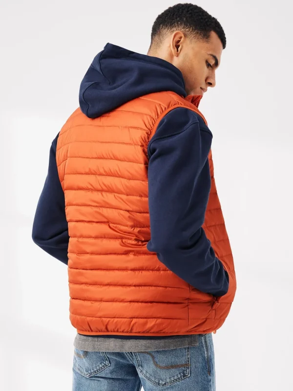 Falmouth Orange Puffer Gilet