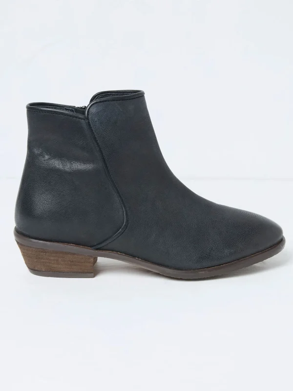 Felicity Black Ankle Boots