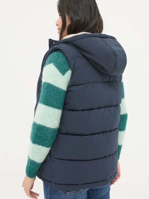 Gem Navy Puffer Gilet