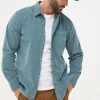 Green Long Sleeve Cord Shirt