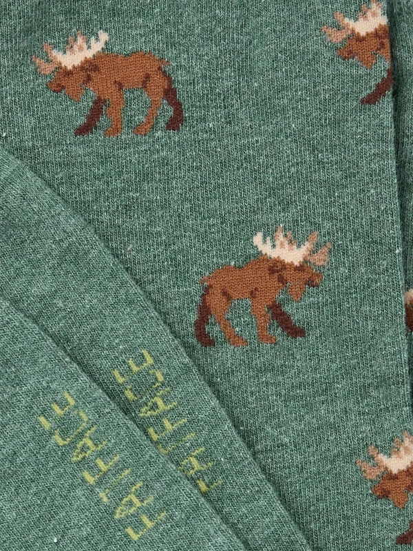 Green Moose Men's Socks 1 Pack