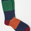 Green Striped Idaho Socks