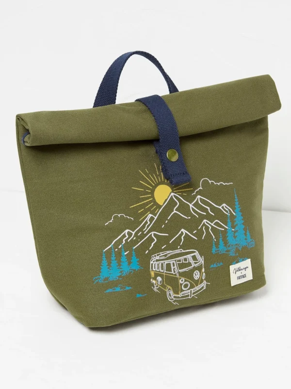 Green VW Camper Lunch Cool Bag