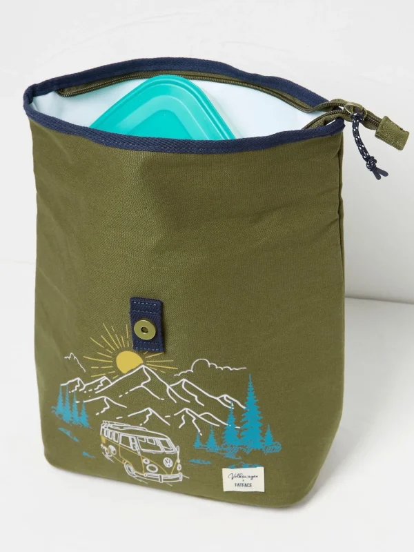 Green VW Camper Lunch Cool Bag