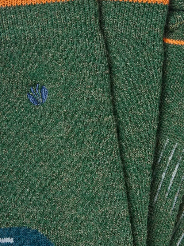 Green Walking Socks