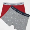 Grey 2 Pack Ski Bear Boxers