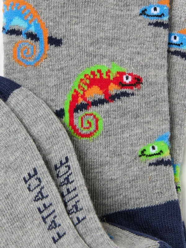 Grey Chameleon Socks 1 Pack