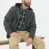 Grey Charcoal Denver Hooded Jacket