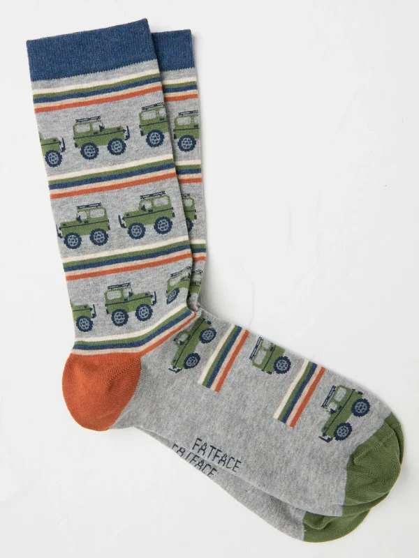 Grey Off Roader Men's Socks 1 Pack