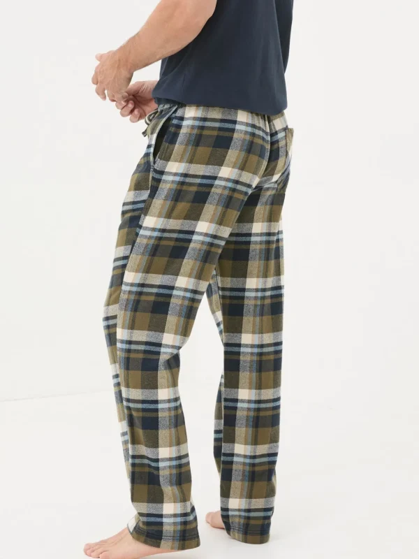 Hambrook Green Check Pyjama Bottoms