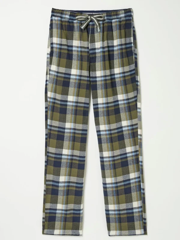 Hambrook Green Check Pyjama Bottoms