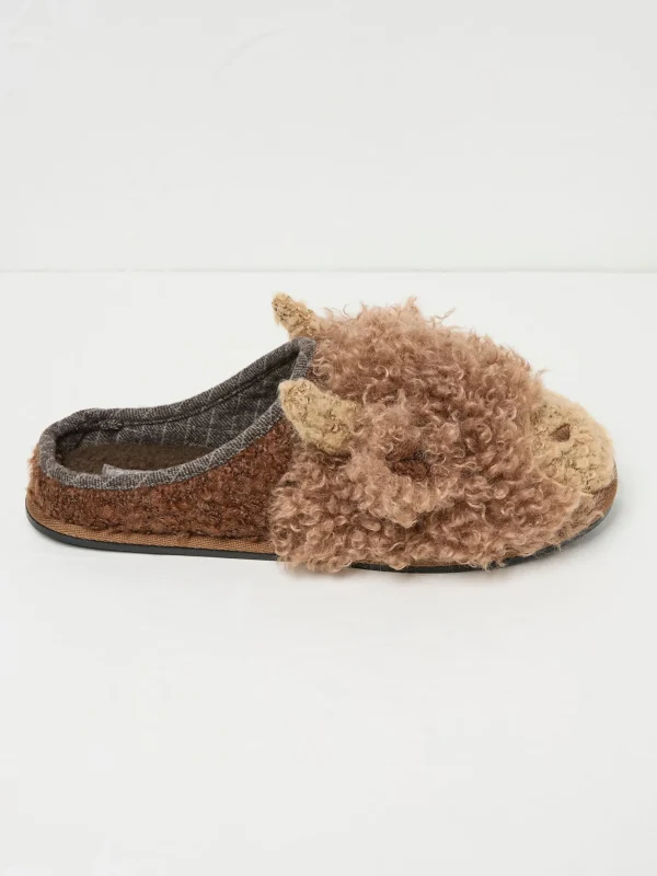 Hamish Brown Highland Cow Slippers