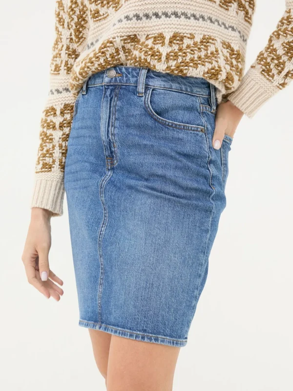 Hattie Blue Denim Skirt