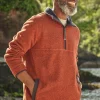 Haxby Burnt Orange Half Neck Sweatshirt