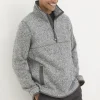 Haxby Grey Half Neck Sweatshirt