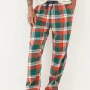 Helmsley Orange Check Pyjama Bottoms