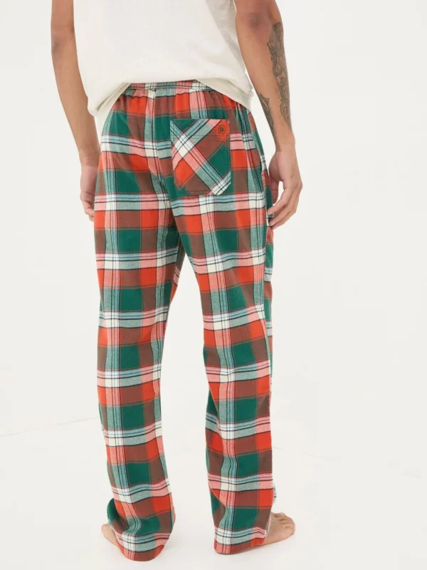 Helmsley Orange Check Pyjama Bottoms