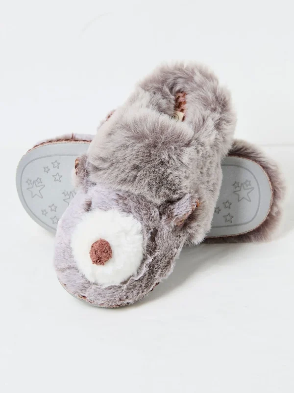 Hope Grey Hedgehog Mules