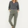 Hythe Grey Cargo Trousers