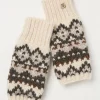 Ivory Fairisle Cuffs