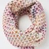 Ivory Spacedye Knit Snood