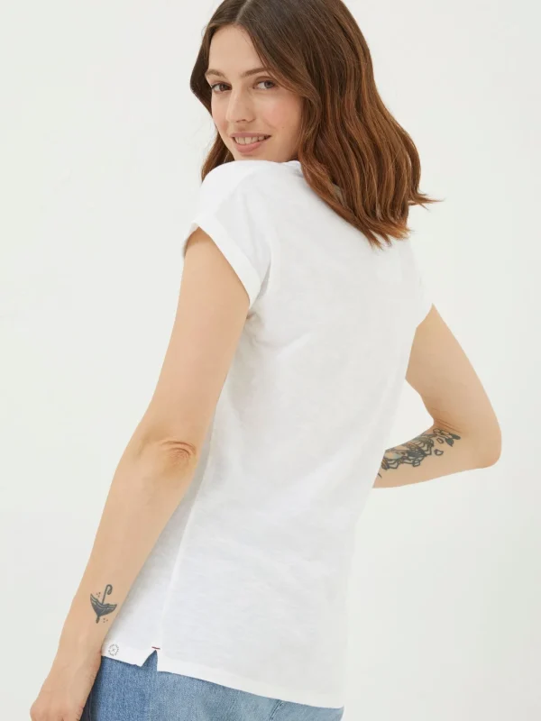 Ivy Organic Cotton White T-Shirt