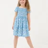 Jocelyn Blue Med Geo Dress