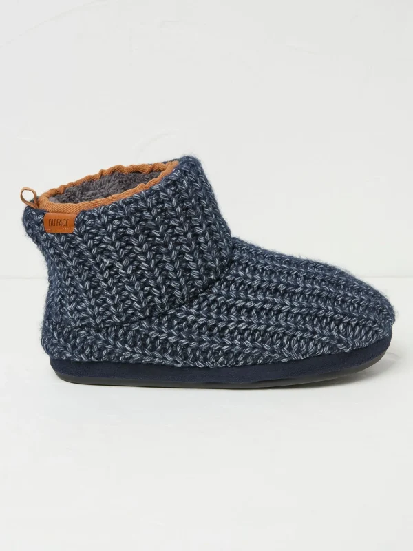 Laurence Navy Laurence Knit Boots