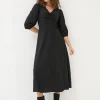 Libby Black Midi Dress